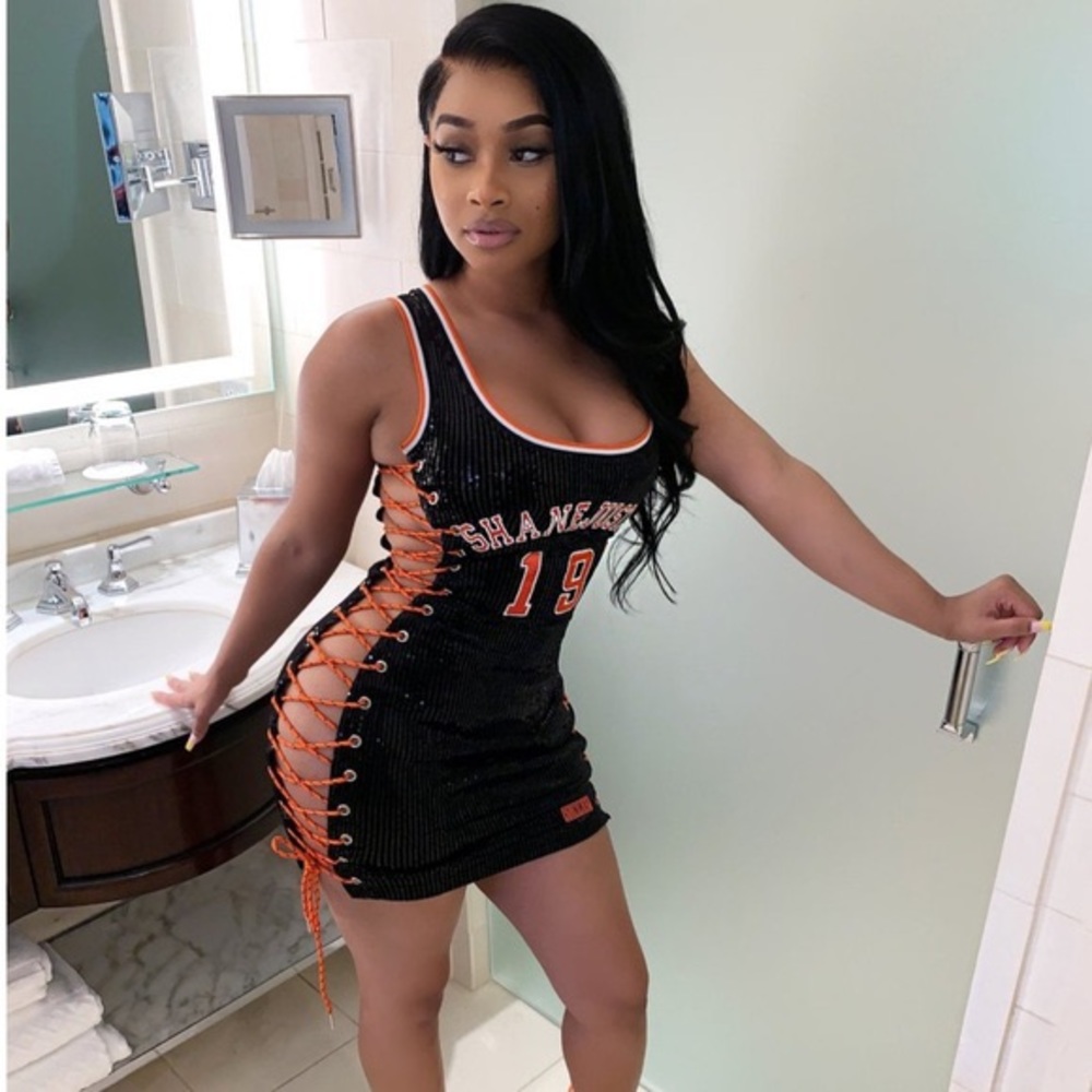 Shane Justin Legendary jersey dress